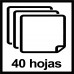 Salida de Caja - 19,5 cm x 10 cm - 40 Hojas